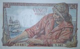 20 franci 1948 Franta, 20 francs 1948, pescarul, seria Y.167 12467
