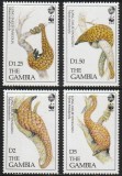 GAMBIA 1993 WWF FAUNA PROTEJATA PANGOLINI