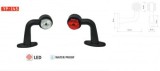 Lampa LED Gabarit Auto cu Brat 90 Grade YP-145, 12-24V, Rosu/Transparent, Durata 50000h