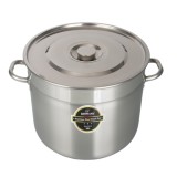 Oala inox Bohmann, 30 l, 27 cm, capac inclus