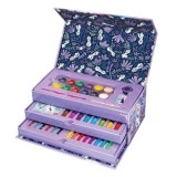 Set de Colorat Creativ cu Valiză Carton Tematică Frozen 2, CMCLASS