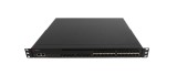 Switch Brocade ICX6610-24F cu 32 de porturi SFP de 1 Gb, 4 porturi QSFP de 40 Gb și 2 surse de alimentare