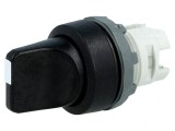 Comutator Rotativ 22mm Negru 2 Poziții