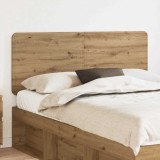vidaXL Tăblie cap cu headboard Stejar Artizanal 140 cm Lemn compozit 887889