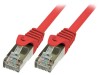 Cablu Patch F/UTP 5e Ecranat 5m Roșu, Logilink