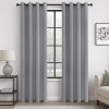 Set 2 Draperii Blackout, 226 x 140 cm, Prindere pe sina cu Inele, Gri - CN