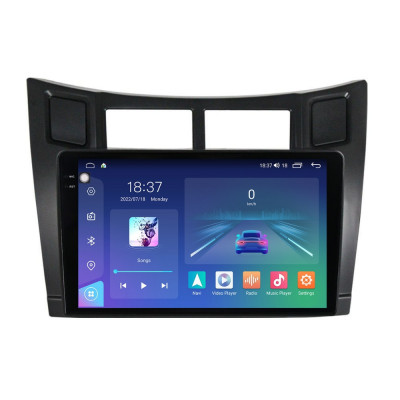 Navigatie dedicata cu Android Toyota Yaris 2006 - 2011, 8GB RAM, Radio GPS Dual foto