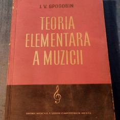 Teoria elementara a muzicii I. W. Sposobin