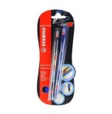 Set pixuri fara mecanism Stabilo Exam Grade, varf 0.4 mm, 2 bucati