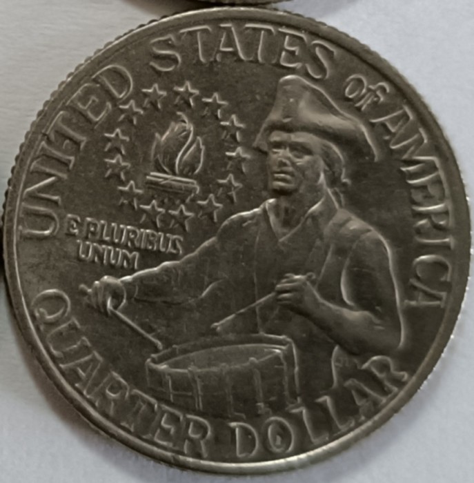 monedă aniversară 1976 de colecție USA America