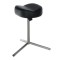 Suport pentru pedichiura, inaltime reglabila 51-66 cm, tapiterie piele ecologica neagra