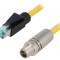 Cablu de Conexiune M12 tată drept la RJ45 8 pini 1m