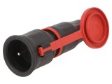 Conector Alimentare AC Mamă 250VAC 16A Negru