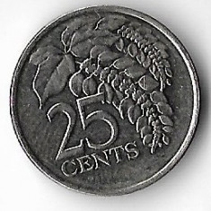 Moneda 25 cents 2012 - Trinidad Tobago