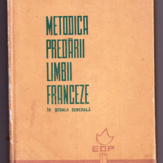 metodica predării limbii franceze în școala generală cartonata
