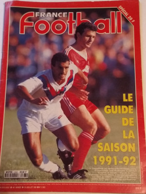 Revista fotbal - &amp;quot;FRANCE FOOTBALL&amp;quot; (23.07.1991) foto