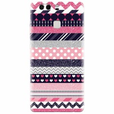 Husa silicon pentru Huawei P9 Plus, Love Pattern foto
