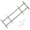 Grilaj de siguranta pentru ferestre cu 2 bare transversale 500-650 mm