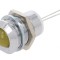 Lampă LED Convexă Galbenă &Oslash;12mm pentru PCB Alamă