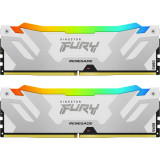 Memorie FURY Renegade White RGB 32GB DDR5 6000MHz CL32 Dual Channel Kit, Kingston