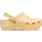 Saboti Crocs Classic Platform Pearl Clog Portocaliu - Golden Hour
