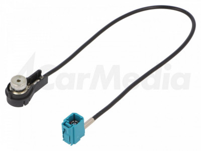 Cablu adaptor antena Fakra mama-mama ISO 90grade VW 0.25m 4CarMedia AD.ANT.N01 foto