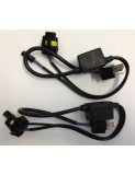 Set cablaje cu relee individuale pentru instalatie H4 Bixenon