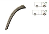 Segment reparatie aripa fata interior Ford Transit 1994-1994 Partea Dreapta, Fata, in partea din spate a aripii, de metal, Rapid