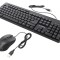 Kit Birou Negru USB A cu Cablul US Layout 1,5m