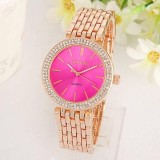 GENEVA Ceas dama Quartz, Contena Jubile, Roz