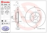 BREMBO 09.C542.11 PRIME LINE - UV Coated Disc frana