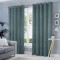 Draperie tip tesatura in cu inele auriu antic, Madison, 150x230 cm, densitate 700 g/ml, Celestin, 1 buc