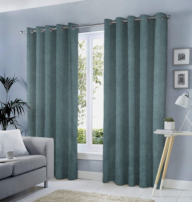 Draperie tip tesatura in cu inele auriu antic, Madison, 150x230 cm, densitate 700 g/ml, Celestin, 1 buc