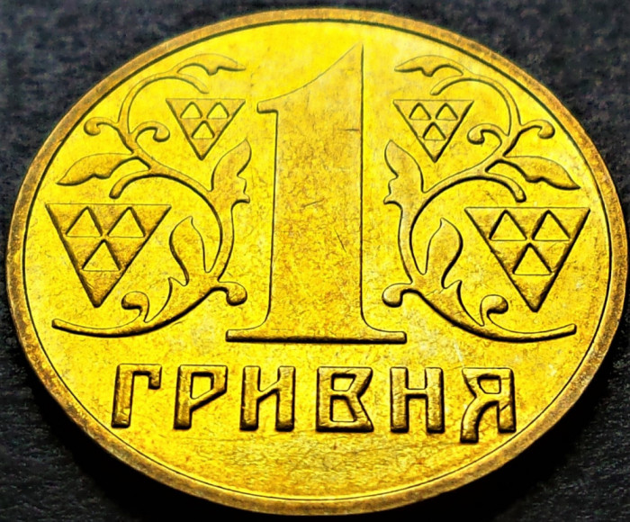 Moneda 1 GRIVNA - UCRAINA, anul 2003 * cod 1919 A