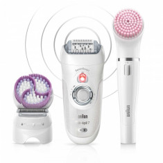 Epilator Silk-epil Braun 7-895, accesorii exfoliere si curatare incluse foto