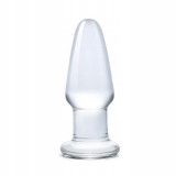 Plug anal din sticlă - Glas Butt Plug 8,9 cm