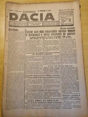 Dacia 13 iulie 1943-stiri al 2-lea razboi mondial,fotbal ripensia,jud. severin foto