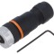 Conector M12 mufă 5 pini IP67 drept pe cablu LAPP aurit