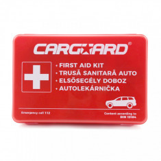 Trusa medicala auto Carguard, 45 accesorii, conforma standard European DIN13164