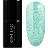 Semilac UV Hybrid Crushed_ICE unghii cu gel folosind UV / lampă cu LED culoare 495 Mint Glacier 7 ml