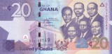 Bancnota Ghana 20 Cedis 2017 - P40g UNC