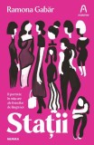 Carti Fictiune Ramona Gabar - Editura Nemira - "Stații" - 11 Povestiri - Tematica Statiei Autobuz Tren Tramvai - Paperback