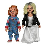 Bride of Chucky Clothed Action Figure 2-Pack Chucky &amp; Tiffany 14 cm