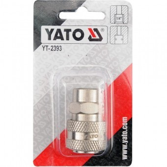 Mufa rapida pentru pistol pneumatic 1/4&quot;, cu filet interior Yato YT-2393, mama