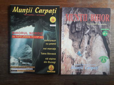 Revista Muntii Carpati, nr. 29/ 2001 cu harta inclusa / C rev P2 foto