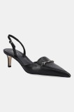 MICHAEL Michael Kors stilettos de piele Lena culoarea negru, 40R5LEMP1L.001