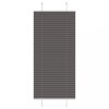 Jaluzea plisată neagră 60x100cm vidaXL, poliester, montaj cu/fără găurire, intimitate &amp; protecție solară, design modern