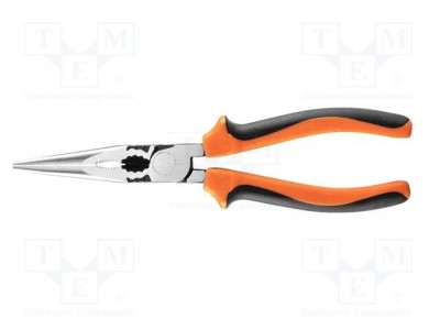 Cleşti drepţi semirotunzi universali alungiţi 200mm NEO TOOLS foto