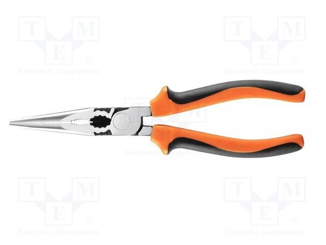 Cleşti drepţi semirotunzi universali alungiţi 200mm NEO TOOLS