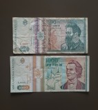 Set Bancnote veche 500, 1000 lei Romania